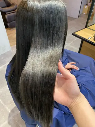 ロング カラー 韓国×髪質改善カラー 💎hinaのヘアスタイル