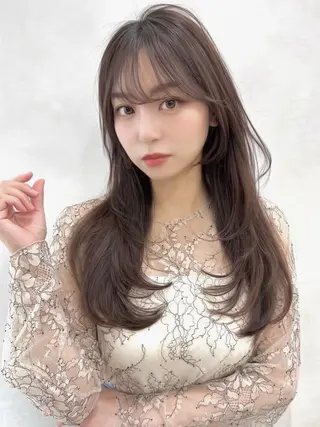 セミロング カラー レイヤー/髪質改善 🩶KAITOのヘアスタイル