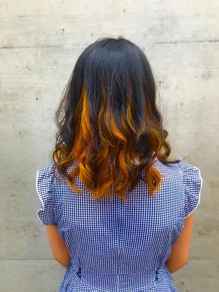 ミディアム カラー ていねい技術No.1 🌈諏訪 健太のヘアスタイル