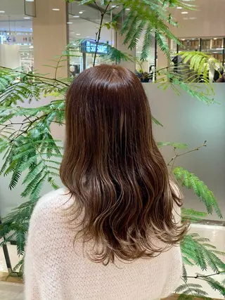 ロング カラー 大瀧 優奈のヘアスタイル