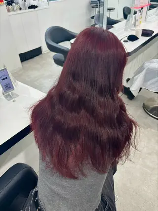 ロング カラー エフェクトブリーチ／ レイヤーカット／翔のヘアスタイル