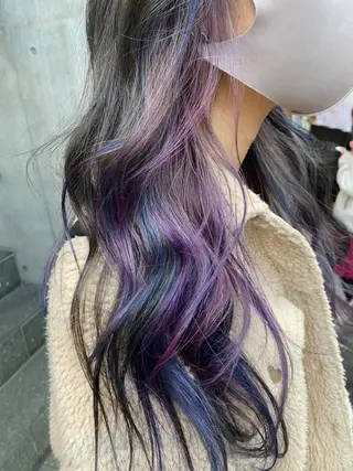 ロング カラー 原宿サロン代表 デザインカラー伊藤卓のヘアスタイル