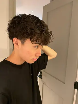 パーマ メンズ soi 小島陽香のヘアスタイル