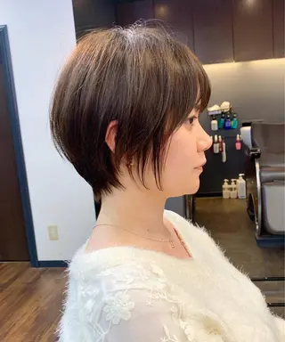 ショート 縮毛矯正/ショート/ レイヤー/畑中正敏のヘアスタイル