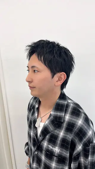 ショート パーマ メンズ 🏆メンズヘア特化 🥇代表りんぺーのヘアスタイル