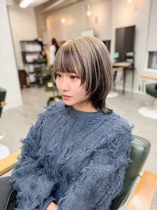 ショート ショート/ボブ ハイトーン❤️原航平のヘアスタイル