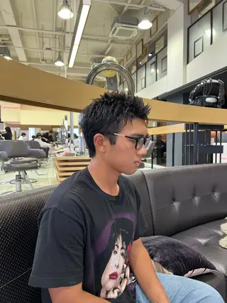 ショート パーマ メンズ メンズ特化 【かな】のヘアスタイル