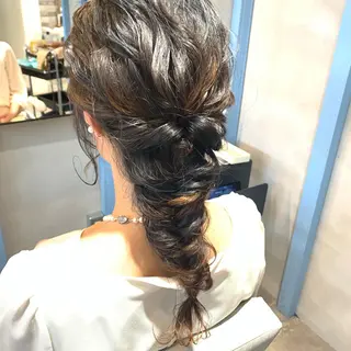 ヘアアレンジ ボブ/暖色/デザイン KOYUKI⛄️のヘアスタイル