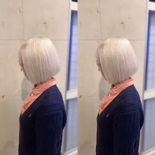 ミディアム Y Uのヘアスタイル