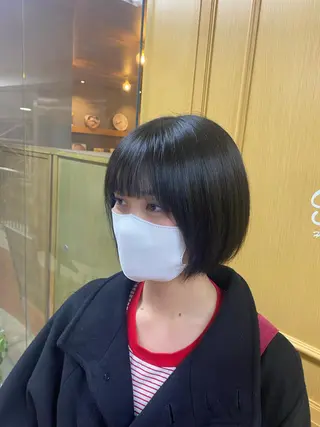 ミディアム 堀江 萌々子のヘアスタイル