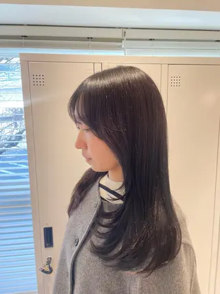 ロング BRIGHT所属・🤍恵比寿/透明感/ 小顔カット🤍アズサのヘアスタイル