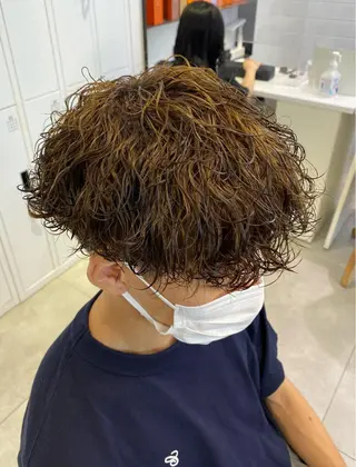 パーマ メンズ 新宿【メンズパーマ】 塩澤太一のヘアスタイル