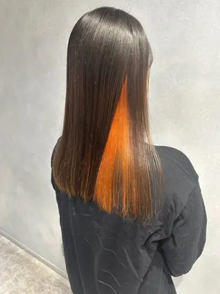 ロング カラー 唐澤 千尋のヘアスタイル