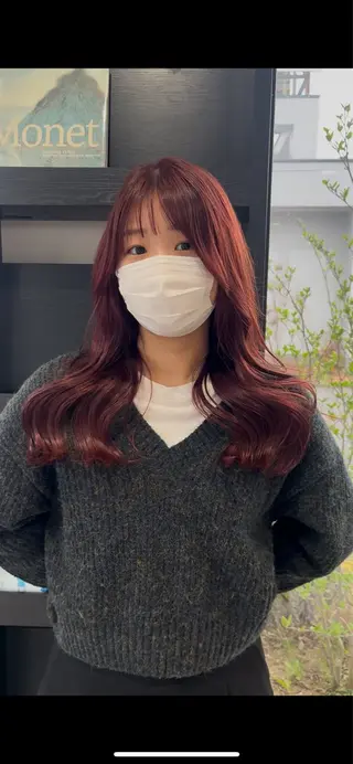 ロング 寺島 理菜のヘアスタイル