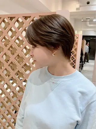 ショート カラー 川間 将彦のヘアスタイル