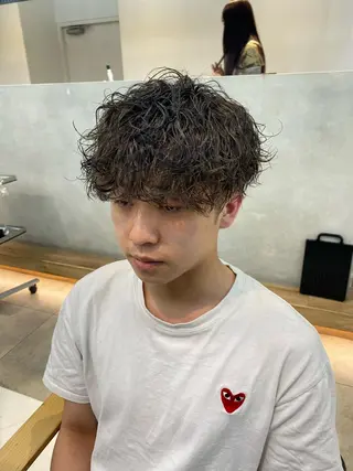 パーマ メンズ 新宿【メンズパーマ】 塩澤太一のヘアスタイル