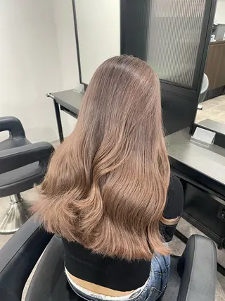 ロング カラー 🎀暖色/ラベンダー /paru🤍のヘアスタイル