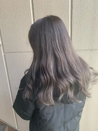 ロング カラー ✨🎨ブリーチなし 透明感カラー✨美友のヘアスタイル