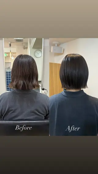 ミディアム 髪質改善特化／透明感 カラー／ＡＫＡＮＥ♡のヘアスタイル