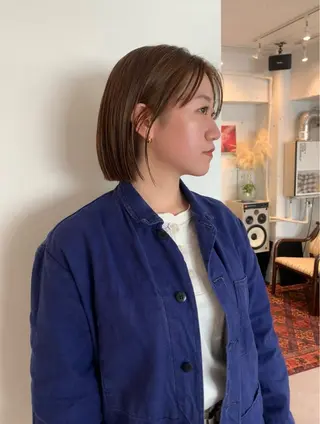 ミディアム カラー 甲斐 千尋のヘアスタイル