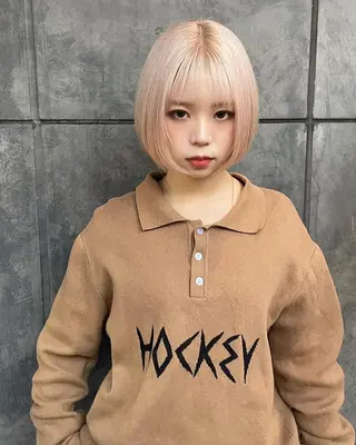 ショート カラー ヘアアレンジ 💐ナチュラルヘア Kroda💐のヘアスタイル