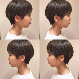 ショート ショートヘア、ボブ こやさん　コヤマのヘアスタイル