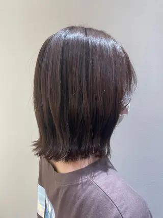 ミディアム 骨格診断/似合わせ カットあさみななこのヘアスタイル