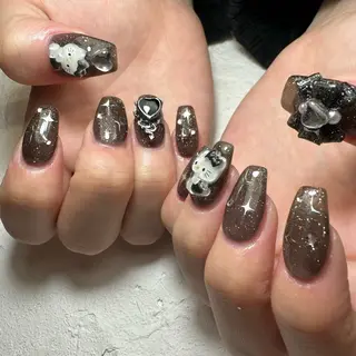 ネイル hair&make EARTH coiffure beaute 龍ケ崎店所属・tomita ayakaのネイルデザイン