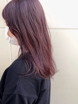 セミロング カラー 鈴木 美穂のヘアスタイル