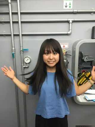 ロング カラー ボリューム所属・清田 仁のヘアスタイル