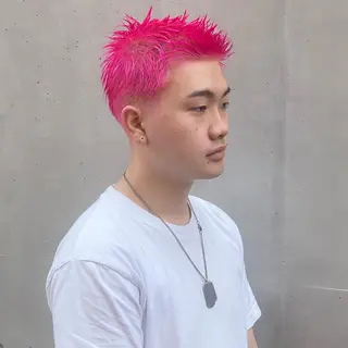 ショート カラー パーマ ヘアアレンジ メンズ キッズ ネイル マツエク・マツパ 中元 淳のヘアスタイル