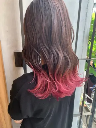 ロング 艶髪color💎髪 質改善ストレート大吉のヘアスタイル