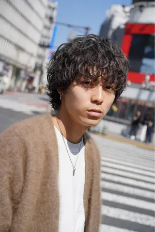 パーマ メンズ fifth リュウセイのヘアスタイル