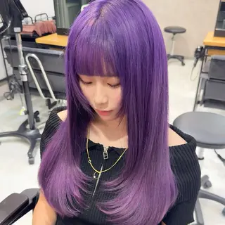 ロング カラー 矢島颯哉/ハイトーン ブリーチカラー💎のヘアスタイル