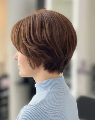 ショート カラー 大人女性を美しく✱ 吉祥寺BRING近藤のヘアスタイル