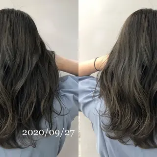 ミディアム 🌟髪質改善ケアカラ ー美髪縮毛矯正y🌟のヘアスタイル