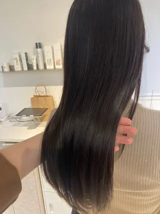 ロング ✨色持ちの良い艶 カラー✨蟹江真世のヘアスタイル