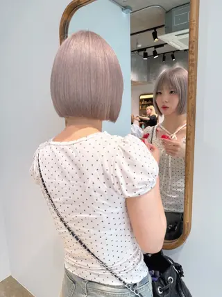 ミディアム カラー miyuki .のヘアスタイル