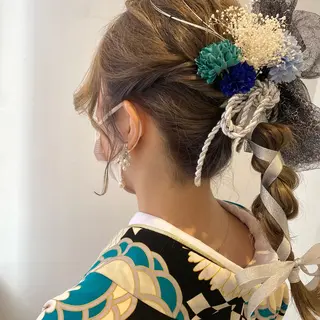 ロング ヘアアレンジ 【髪質改善】 【美髪矯正】🌻店長のヘアスタイル