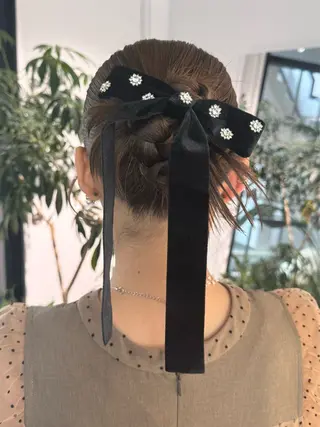 セミロング ヘアアレンジ Nico所属・ご予約は2月まで！ maho‪🐈🎀のヘアスタイル