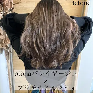 ロング テトネ タカシのヘアスタイル