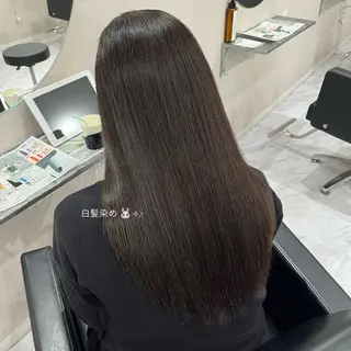 ロング カラー 透明感カラー🪼🩵 𝐑𝐢𝐧のヘアスタイル