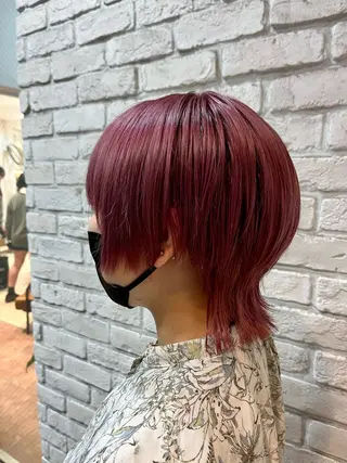 ショート カラー 🫧ハイトーン個性髪 🫧マヤのヘアスタイル