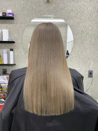 ロング カラー 八谷 将平のヘアスタイル