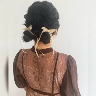 ミディアム お子様と美容室🧸 HidamaRi絢菜のヘアスタイル