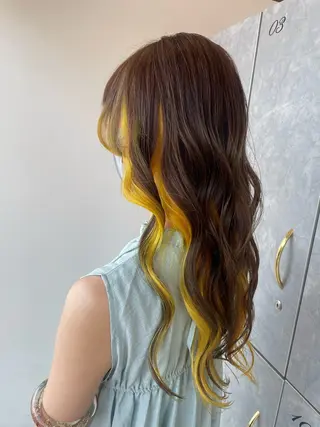 ロング カラー ヘアメイクアース所属・片桐 美咲のヘアスタイル