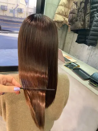 セミロング ✨最安値✨エクステ カラー🌼つきな🌼のヘアスタイル