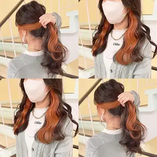 カラー 渋谷:インナーカラー ／🍒エリカ🍒のヘアスタイル