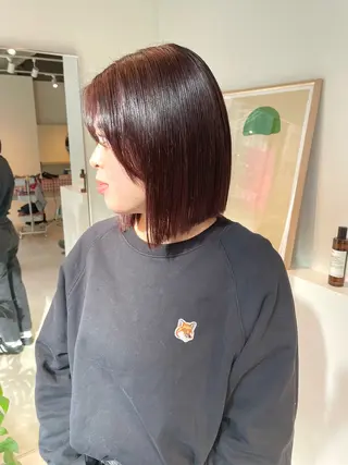 ショート カラー 髪質改善マスター 長尾勇弥/梅田中津のヘアスタイル