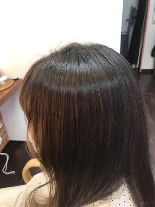 セミロング パーマ 桧山 真のヘアスタイル